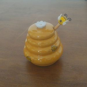Vtg honeycomb jar